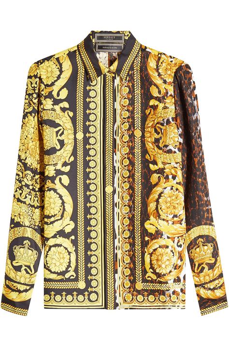 versace blouse.